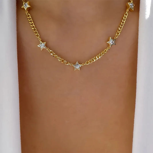 Stainless steel Star Necklace