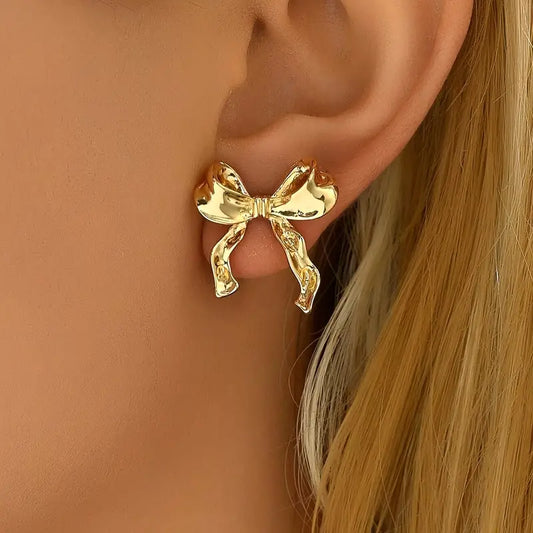 Chic Earrings Dainty Bowknot