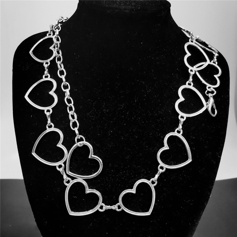 Romantic Heart-Link Waist Chain