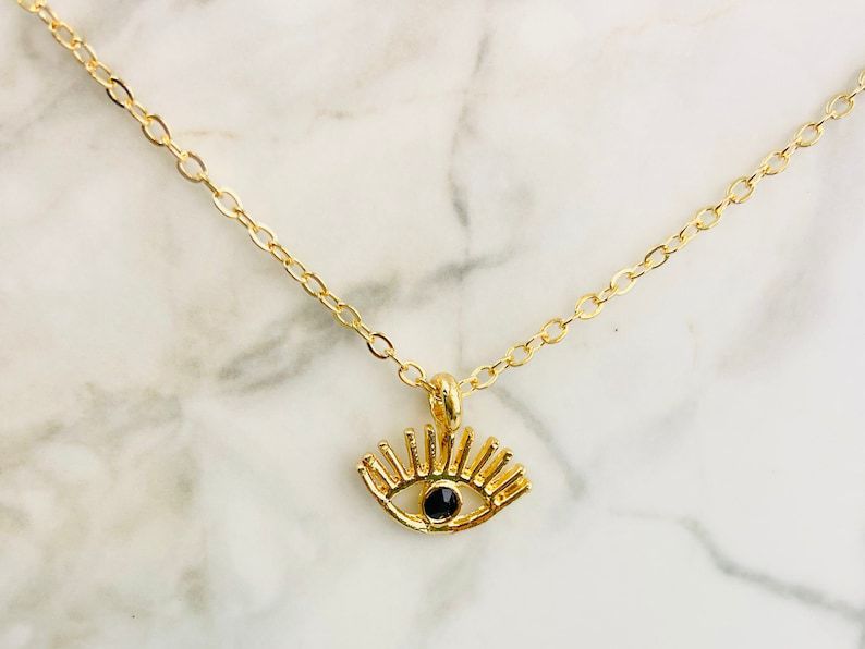 Evil Eye Charm Pendant Necklace