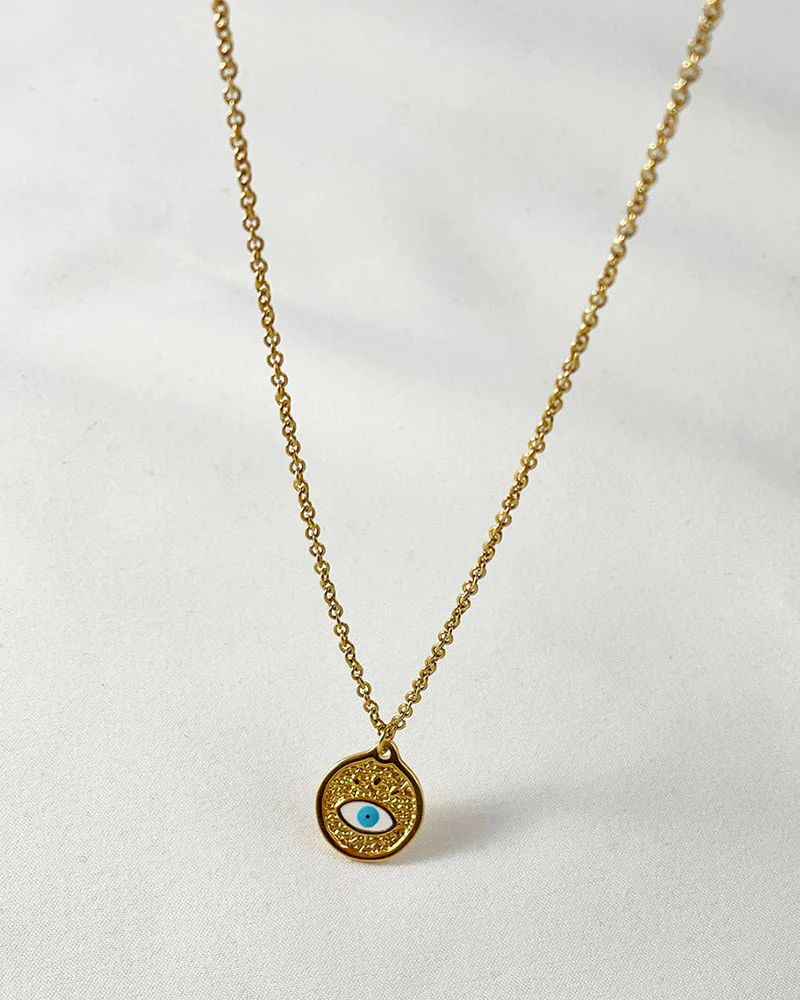 Evil Eye Charm Pendant Necklace