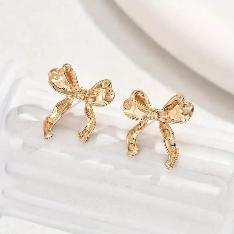 Chic Earrings Dainty Bowknot