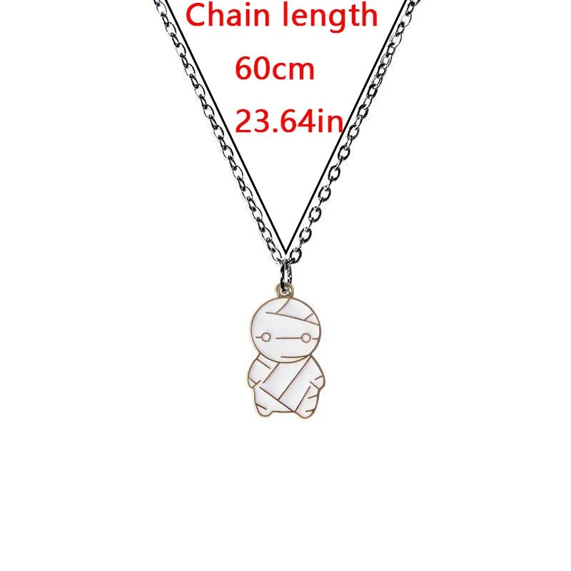 Minimalist Mummy Pendant Necklace