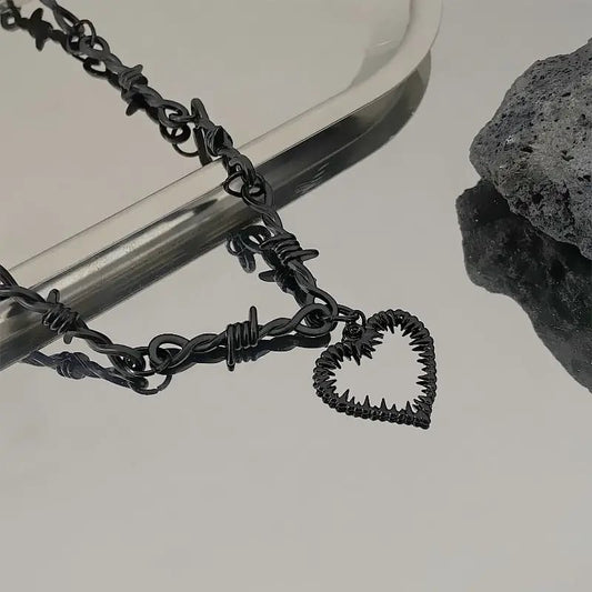 Wire Heart Necklace