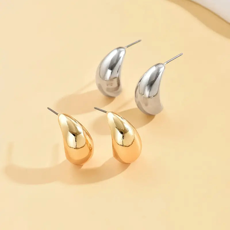 Elegant Drop-Shaped Earrings